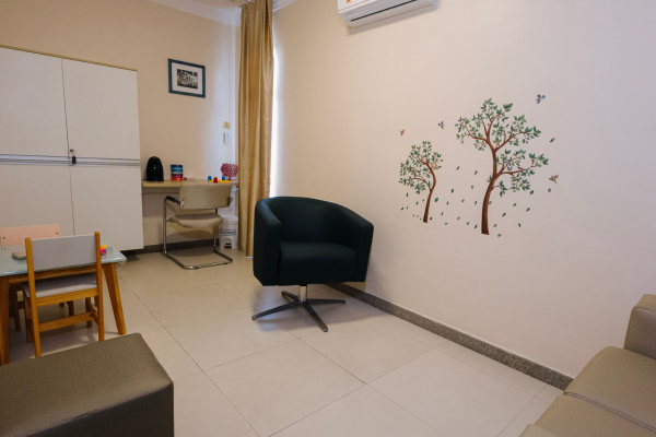 Recepção da Clínica Equilíbrius Psicologia e Neuropsicologia